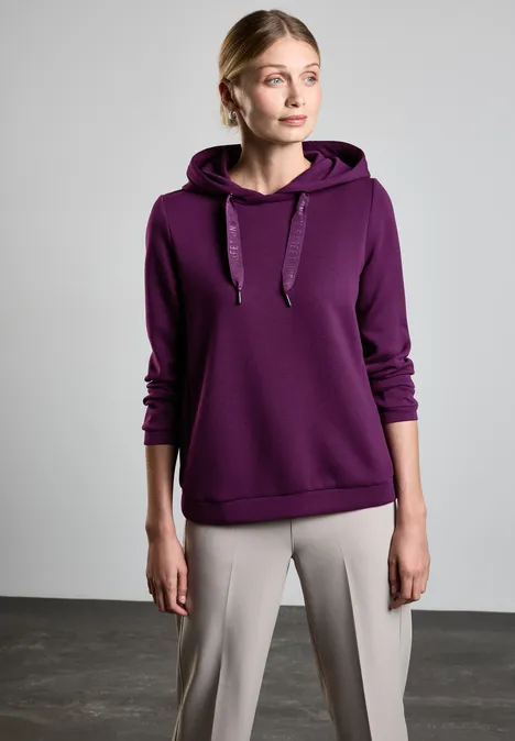 Weicher Hoodie caspia purple