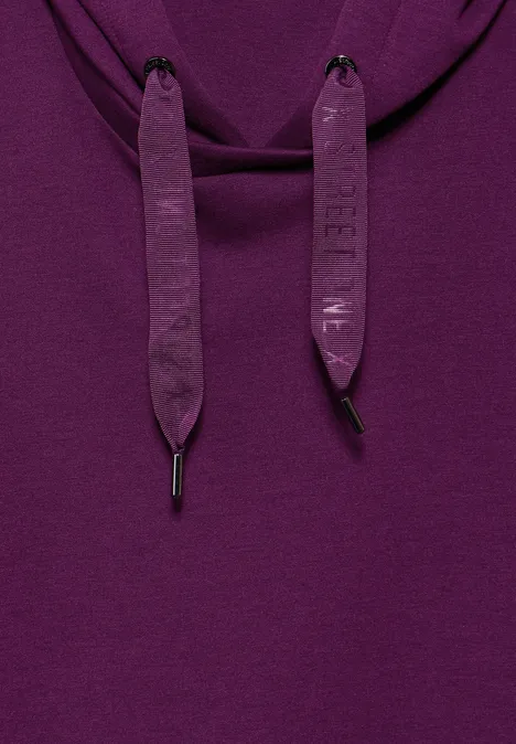 Weicher Hoodie caspia purple