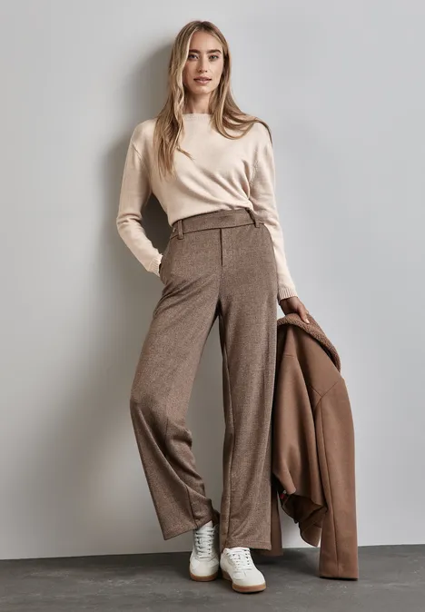 Basic Sweater macchiato beige mel.
