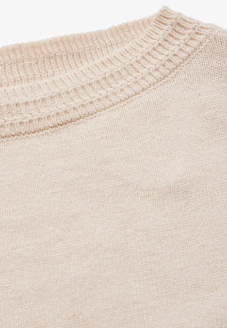Basic Sweater macchiato beige mel.