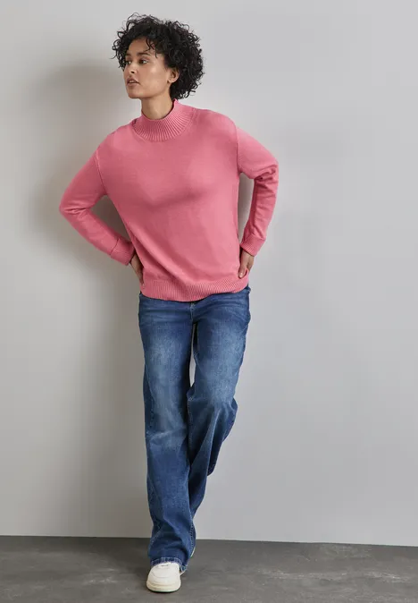 Pullover mit Turtleneck sugar coral mel.