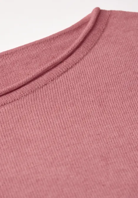 Weicher Strickpullover sugar coral mel.