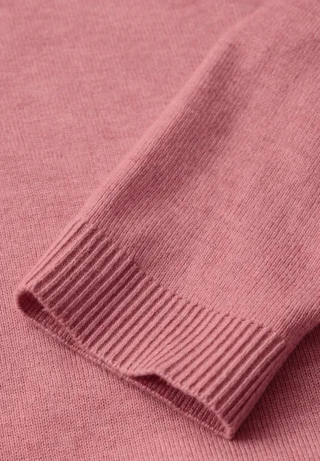 Weicher Strickpullover sugar coral mel.