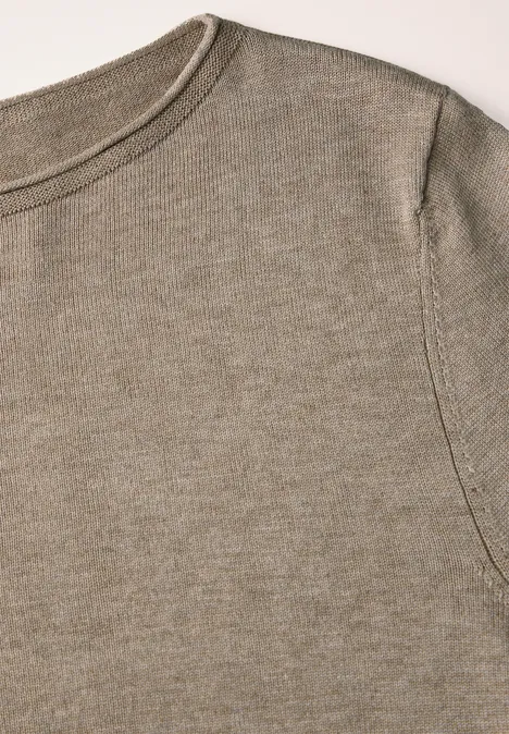 Weicher Strickpullover honey sand mel.