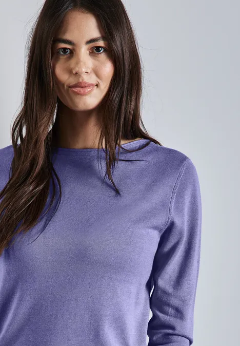 Weicher Strickpullover lilac dusk mel.