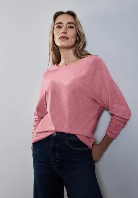 Dolman Pullover sugar coral mel.