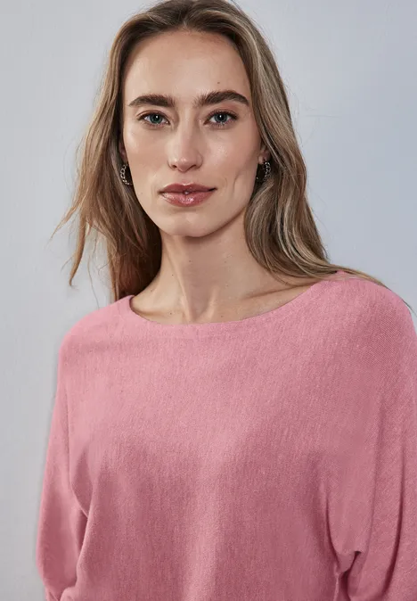 Dolman Pullover sugar coral mel.
