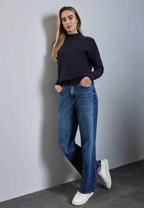 Pullover mit Turtleneck deep blue