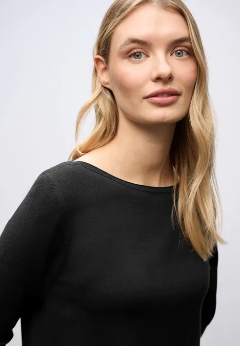 Gebreide trui Black