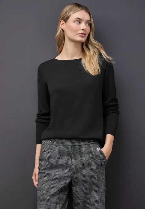 Gebreide trui Black