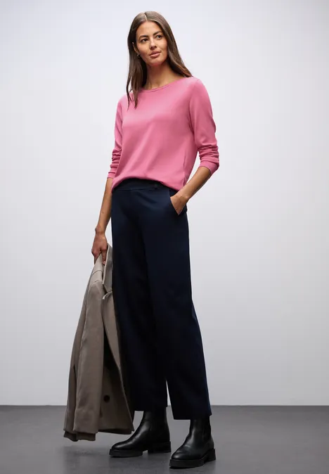 Gebreide trui sunset pink