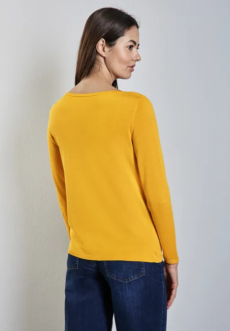 Strickpullover marigold yellow