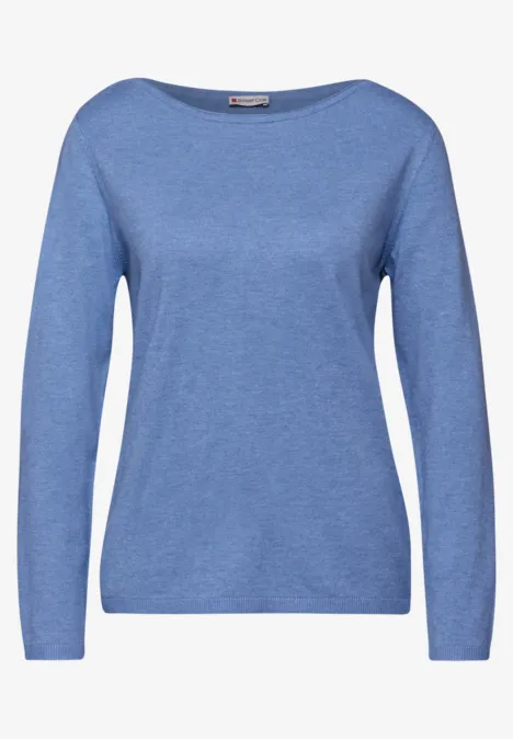 Strickpullover columbia blue mel.