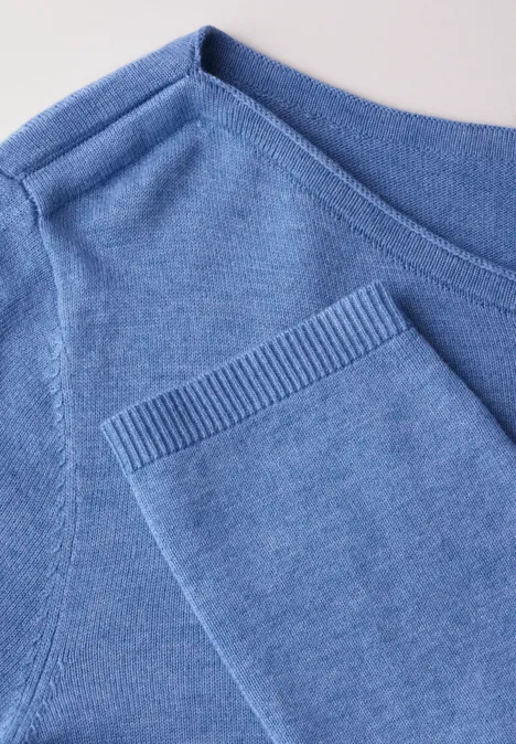 Strickpullover columbia blue mel.