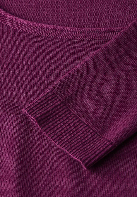 Weicher Strickpullover berry whirl