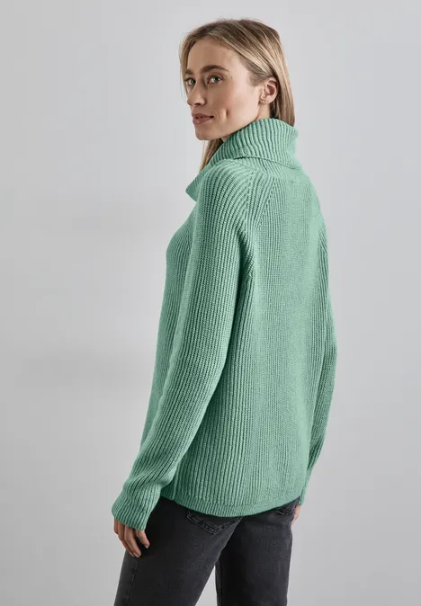 Strickpullover sunlit green mel.