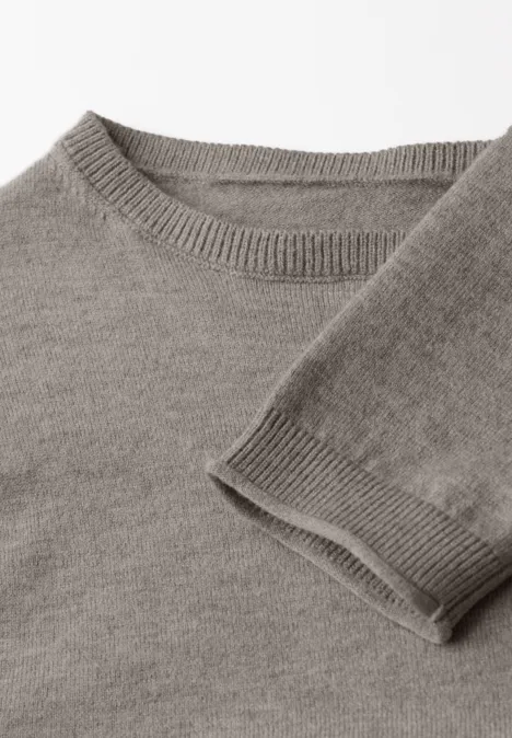Basic Pullover breezy beige mel.