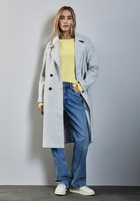 Strukturmix-Pullover mellow yellow mel.