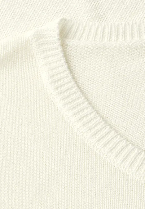 Lässiger Pullover off white