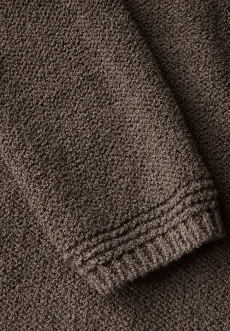 Strickpullover muddy brown