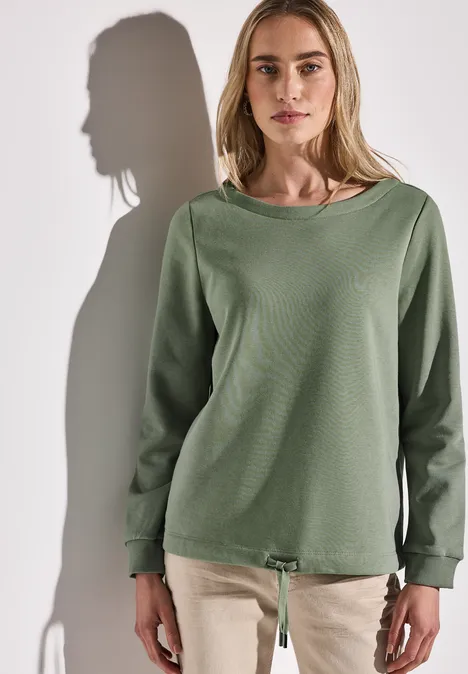 Sweatshirt dry salvia green