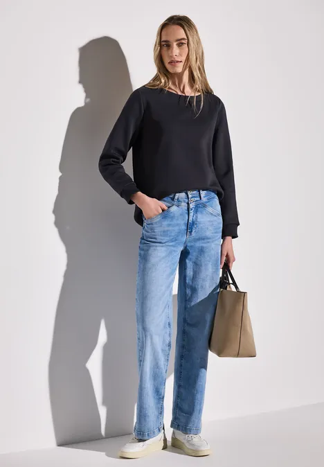 Sweatshirt deep tint blue