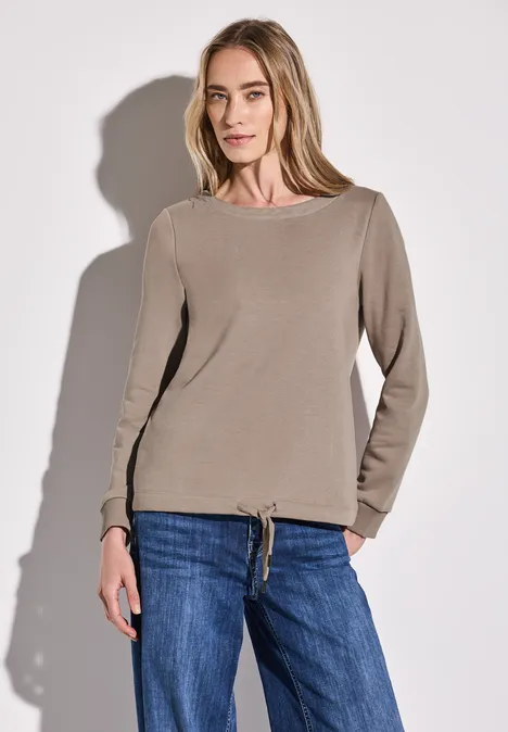 Sweatshirt light mocha beige