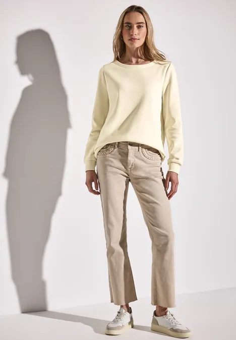 Sweatshirt soft beige