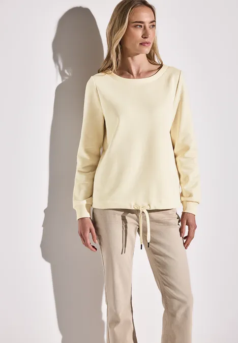 Sweatshirt soft beige