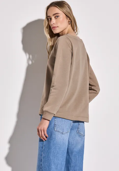 Sweatshirt bisquit brown