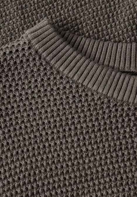 Rundhals Pullover nomad brown