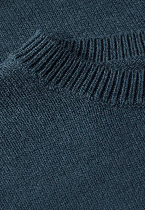 Rundhals Pullover tide blue