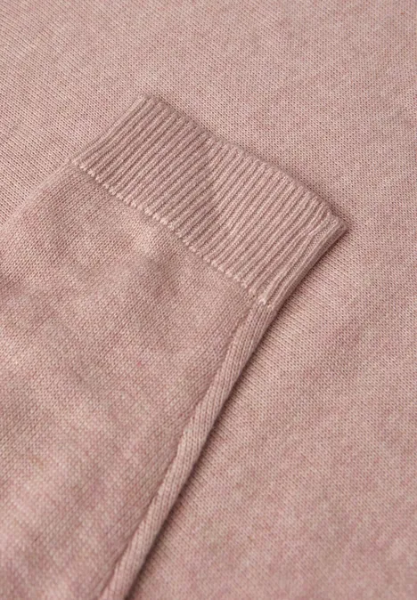 V-Neck Pullover faded rose mel.