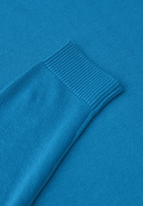 V-Neck Pullover polaris blue