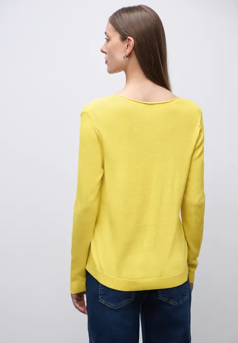 V-Neck Pullover lemon lush