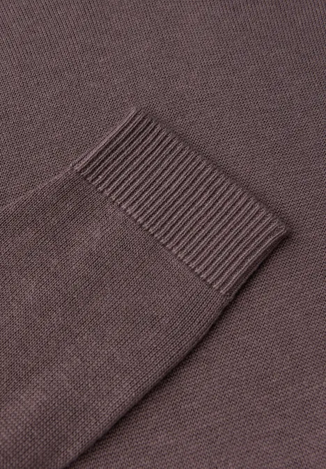 V-Neck Pullover dusty mauve