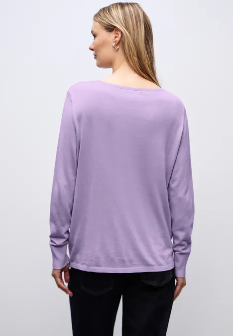 Pull basique soft lavender