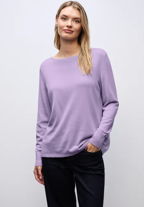 Pull basique soft lavender