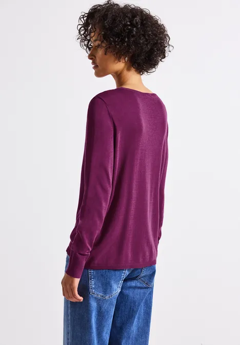 Basic Pullover berry paradise
