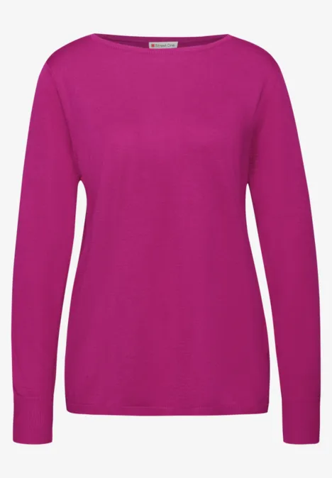 Basic Pullover rush pink