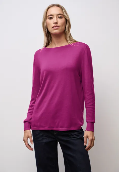 Basic Pullover rush pink