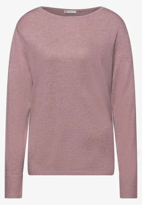 Basic Pullover soft mauve mel.