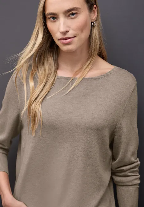 Pull basique mocha dream mel.