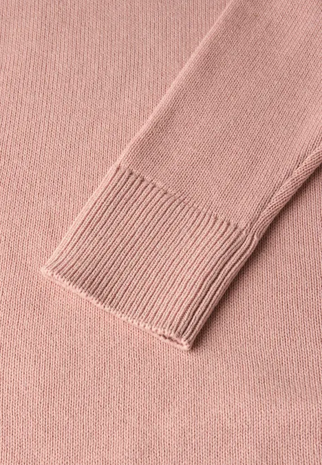 V-Neck Pullover faded rose