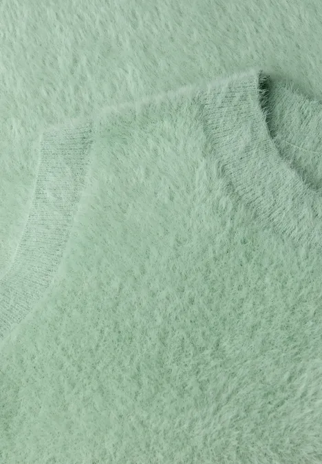 Ärmelloser Pullover serene green