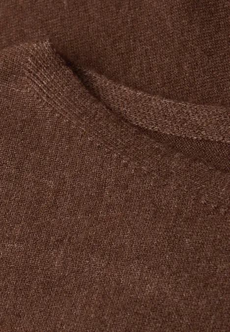 Basis Dolman-trui hazelnut brown mel.