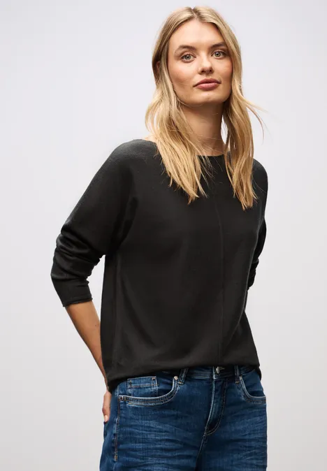 Basis Dolman-trui darkest brown