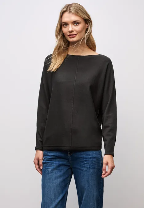 Basis Dolman-trui darkest brown