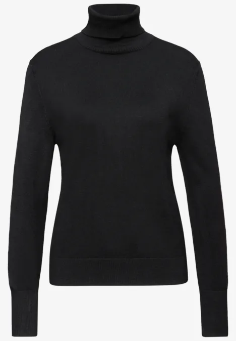 Trui met col Black