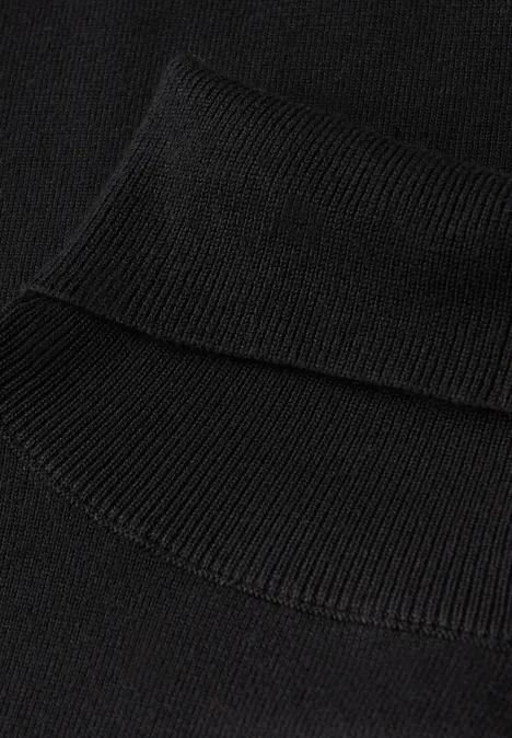 Trui met col Black